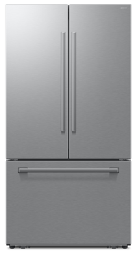  Réfrigérateur Bespoke de Samsung de 24 pi3 et de 36 po de profondeur comptoir à portes françaises avec IA – acier inoxydable - RF70H25KERAA