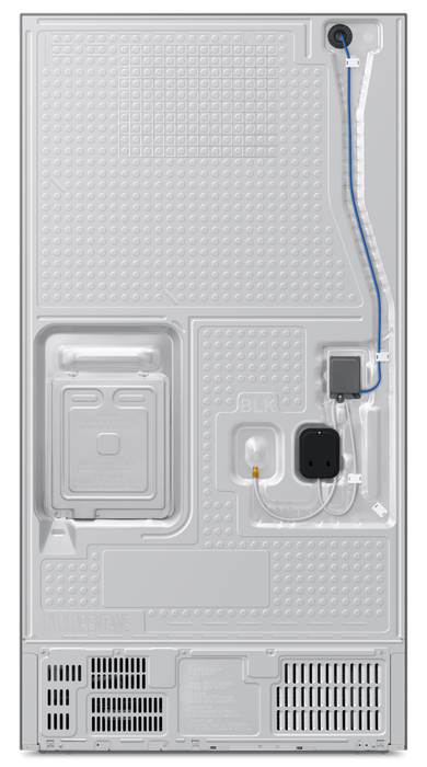Réfrigérateur Bespoke de Samsung de 24 pi3 et de 36 po de profondeur comptoir à portes françaises avec IA – acier inoxydable - RF70H25KERAA