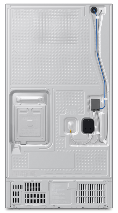 Réfrigérateur à 3 portes Bespoke de Samsung de 29 pi3 et de 35,88 po à portes françaises avec IA - noir - RF70H30GEEAA