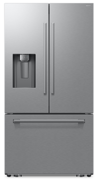Réfrigérateur à 3 portes Bespoke de Samsung de 29 pi3 et de 35,88 po à portes françaises avec IA - argenté - RF70H30HERAA