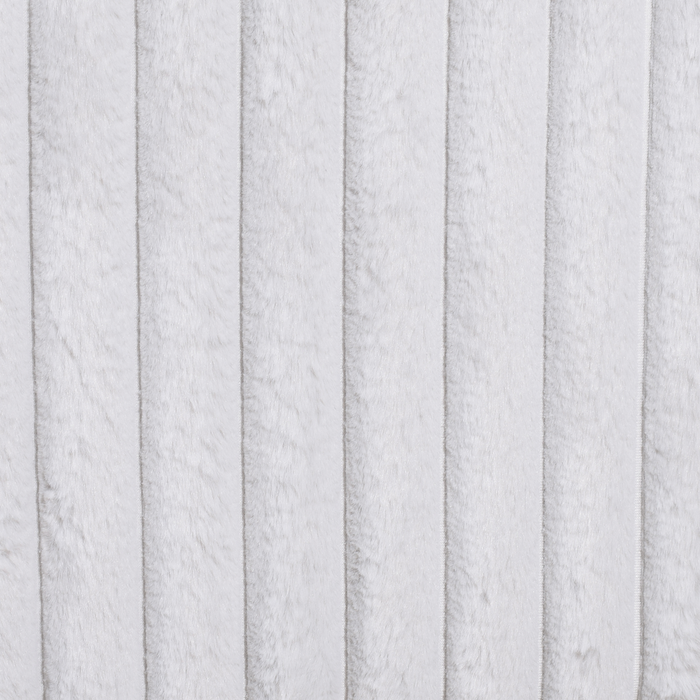 Lit plateforme rembourré Ridge en tissu gris avec rangement - format grand lit