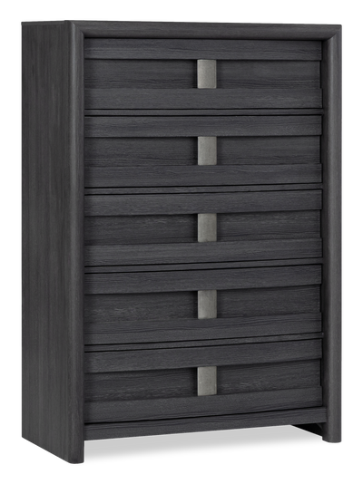 Rocco Bedroom Chest of Drawers, 5-Drawer, 36"W x 52"H - Dark Grey | Commode verticale de chambre à coucher Rocco de 36 po (L) x 52 po (H) à 5 tiroirs - gris foncé