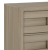 Rocco Bedside 2-Drawer Nightstand with Built-In Charging Port, 25"W x 26"H - Light Brown | Table de nuit Rocco de 25 po (L) x 26 po (H) à 2 tiroirs avec port de recharge intégré - brun clair
