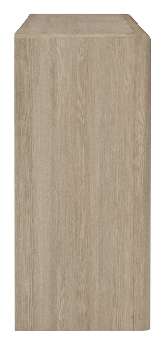 Commode de chambre à coucher Rocco de 62 po (L) x 37 po (H) à 6 tiroirs - brun clair