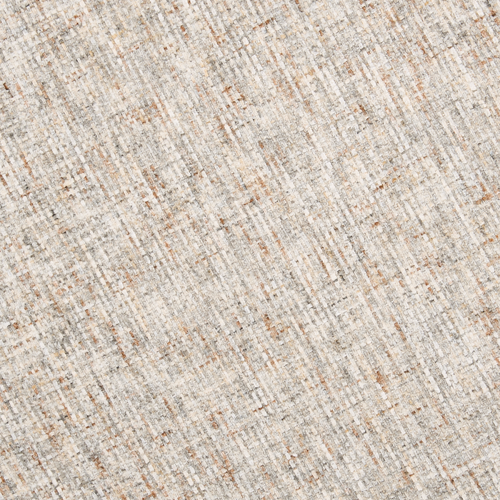 Pouf courbé personnalisable de Sofa Lab de 38 po fabriqué au Canada en tissu - tissu décoratif Rust