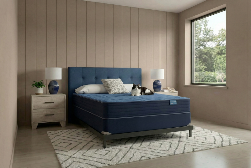 Ensemble matelas ferme à plateau régulier San Marino de Springwall pour grand lit