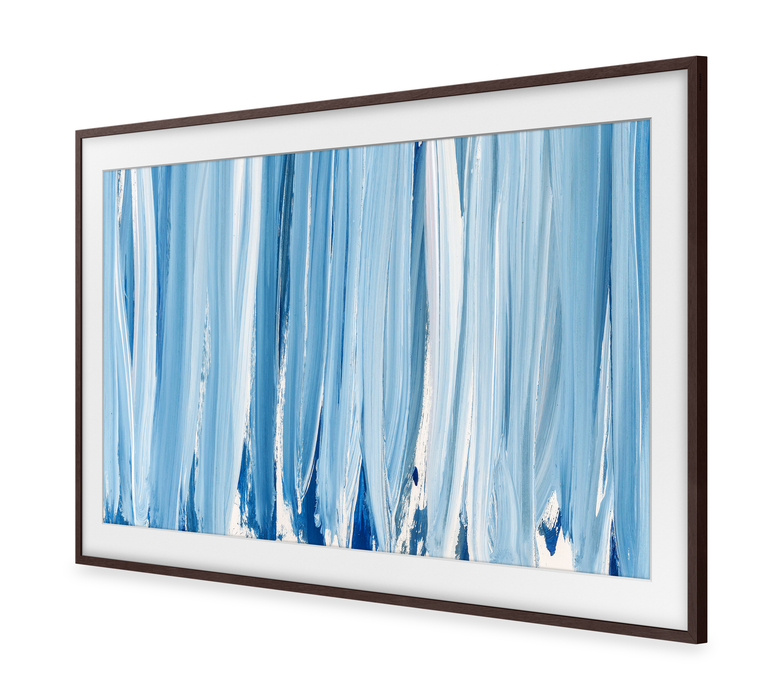 Cadre décoratif personnalisable pour téléviseur The Frame Pro de 55 po de Samsung - brun ambré