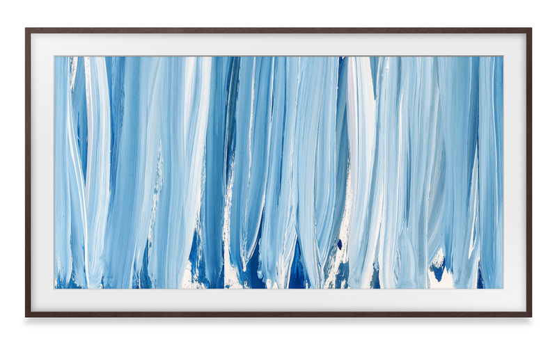 Cadre décoratif personnalisable pour téléviseur The Frame Pro de 55 po de Samsung - brun ambré