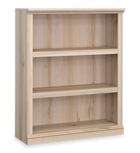 Bibliothèque Smyth de 35,28 po à 3 tablettes - érable Pacifique