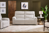 Spencer 80.9" Chenille Fabric Manual Reclining Sofa - Grey | Sofa à inclinaison manuelle Spencer de 80,9 po en tissu de chenille - gris