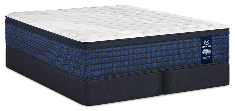 Ensemble matelas ferme à Euro-plateau Stonehaven Vanguard de Serta pour très grand lit