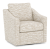 Made in Canada Sofa Lab Customizable Swivel 32" Fabric Accent Chair – Bisque Accent Fabric | Fauteuil d’appoint pivotant personnalisable de Sofa Lab de 32 po fabriqué au Canada en tissu - tissu décoratif Bisque