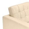 Theo 85" Top-Grain Genuine Leather Sofa with Removable Back Cushion and Wood Feet - Stone | Sofa Theo de 85 po en cuir véritable de qualité supérieure avec coussin de dossier amovible et pattes en bois - pierre