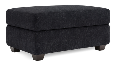 Made in Canada Customizable Sofa Lab Trunk 39" Fabric Storage Ottoman – Teddy Raven | Pouf de rangement personnalisable Trunk de Sofa Lab de 39 po fabriqué au Canada en tissu - Teddy Raven