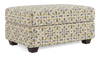 Pouf de rangement personnalisable Trunk de Sofa Lab de 39 po fabriqué au Canada en tissu - tissu décoratif Lemonade