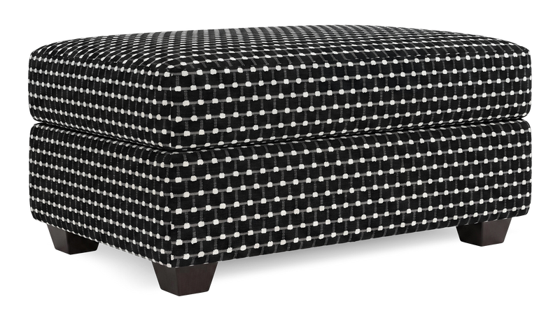 Pouf de rangement personnalisable Trunk de Sofa Lab de 39 po fabriqué au Canada en tissu - tissu décoratif Panda