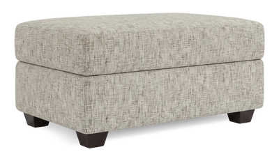 Made in Canada Customizable Sofa Lab Trunk 39" Fabric Storage Ottoman – Rust Accent Fabric |Pouf de rangement personnalisable Trunk de Sofa Lab de 39 po fabriqué au Canada en tissu - tissu décoratif Rust