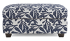 Made in Canada Customizable Sofa Lab Trunk 39" Fabric Storage Ottoman – Marine Accent Fabric | Pouf de rangement personnalisable Trunk de Sofa Lab de 39 po fabriqué au Canada en tissu - tissu décoratif Marine