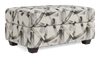 Pouf de rangement personnalisable Trunk de Sofa Lab de 39 po fabriqué au Canada en tissu - tissu décoratif Stormy