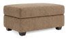 Pouf de rangement personnalisable Trunk de Sofa Lab de 39 po fabriqué au Canada en tissu - Chenille Praline