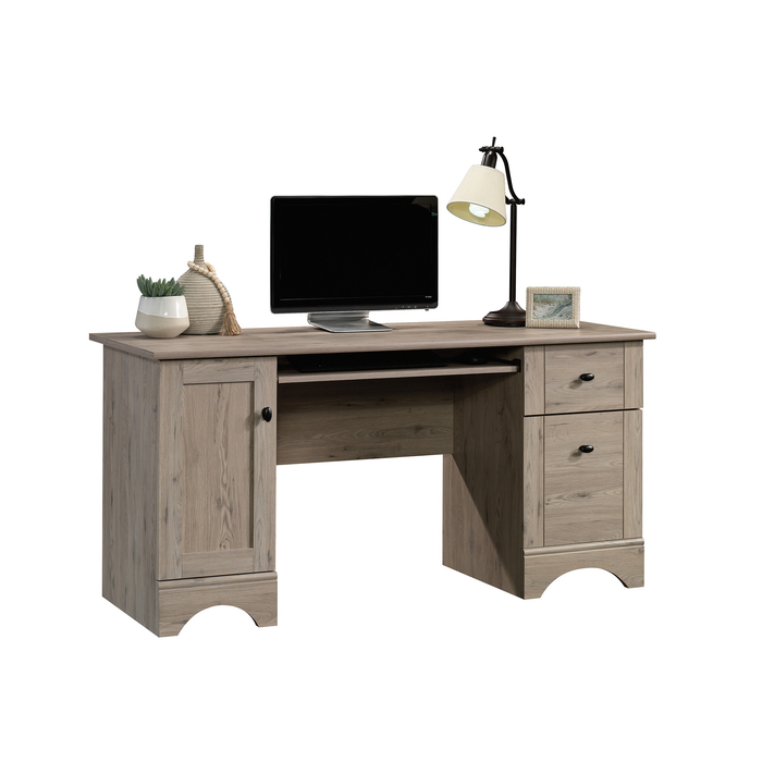 Bureau rustique Tyren de 59,45 po avec tiroirs - chêne Laurel 