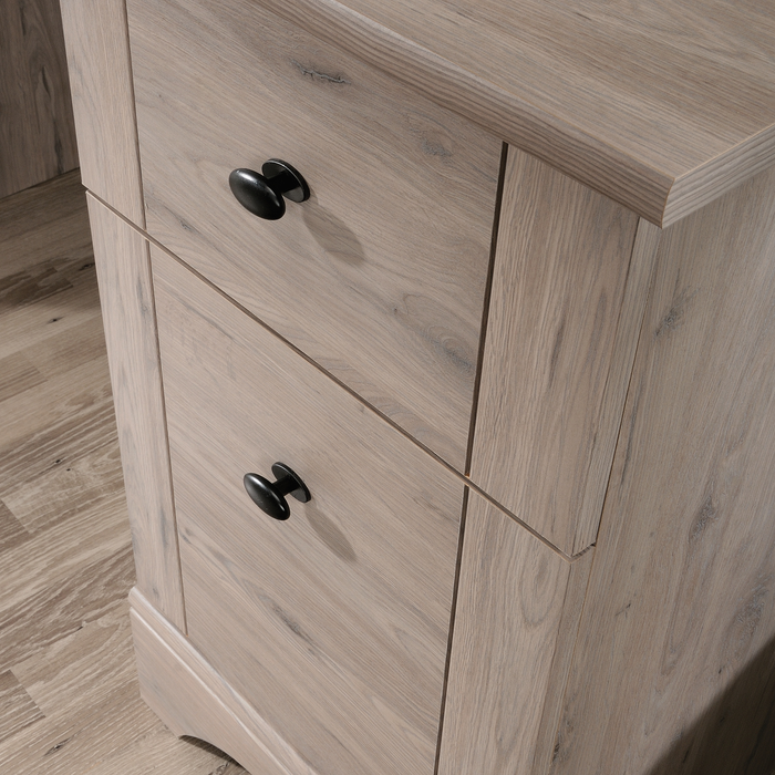 Bureau rustique Tyren de 59,45 po avec tiroirs - chêne Laurel 