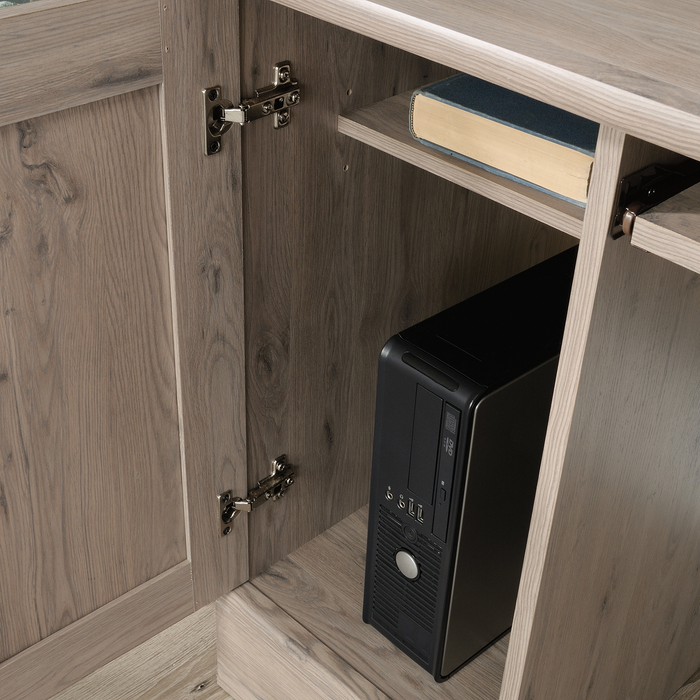Bureau rustique Tyren de 59,45 po avec tiroirs - chêne Laurel 