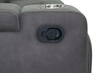Venture 83.5” Faux Suede Reclining Sofa with Storage, Cupholders, and USB Port - Grey | Sofa inclinable Venture de 83,5 po en suédine avec rangement, porte-gobelets et port USB - gris