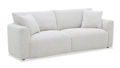 Waverly 90.94” Contemporary Fabric Sofa with Removable Back Cushion - Linen | Sofa contemporain Waverly de 90,94 po en tissu avec coussin de dossier amovible - lin