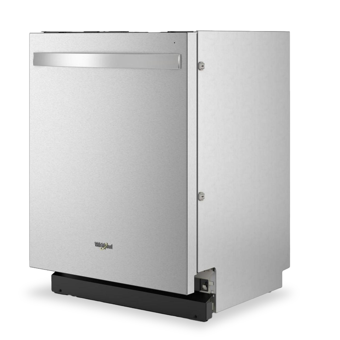 Lave-vaisselle Whirlpool de 24 po et de 47 dBA avec commandes sur le dessus et 3e panier - acier inoxydable - WDTF5024SZ