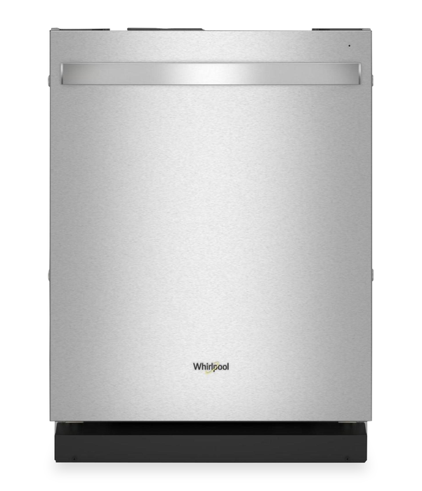 Lave-vaisselle Whirlpool de 24 po et de 47 dBA avec commandes sur le dessus et 3e panier - acier inoxydable - WDTF5024SZ
