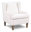 Fauteuil d’appoint à oreilles personnalisable de Sofa Lab de 30 po fabriqué au Canada en tissu - Teddy Snow