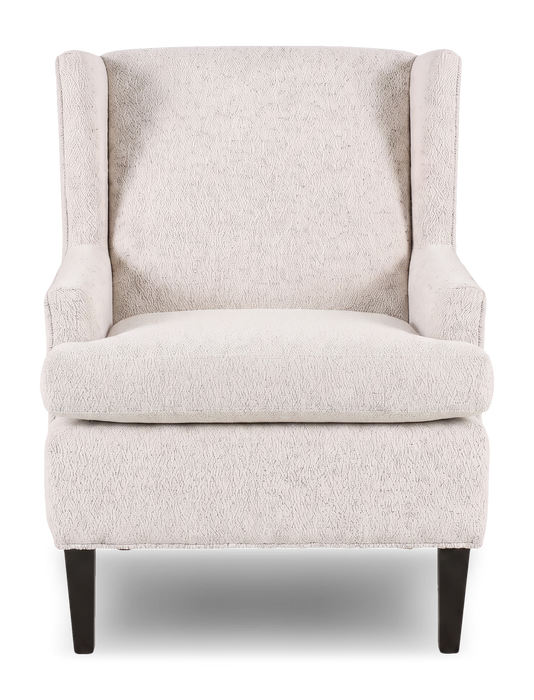 Fauteuil d’appoint à oreilles personnalisable de Sofa Lab de 30 po fabriqué au Canada en tissu - Teddy Riverrock