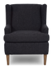 Made in Canada Sofa Lab Customizable Wingback 30" Fabric Accent Chair – Teddy Raven | Fauteuil d’appoint à oreilles personnalisable de Sofa Lab de 30 po fabriqué au Canada en tissu - Teddy Raven