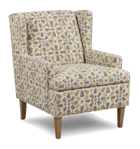 Fauteuil d’appoint à oreilles personnalisable de Sofa Lab de 30 po fabriqué au Canada en tissu - tissu décoratif Lemonade