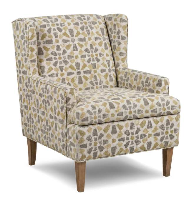 Fauteuil d’appoint à oreilles personnalisable de Sofa Lab de 30 po fabriqué au Canada en tissu - tissu décoratif Lemonade