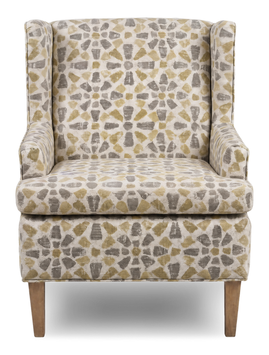 Fauteuil d’appoint à oreilles personnalisable de Sofa Lab de 30 po fabriqué au Canada en tissu - tissu décoratif Lemonade