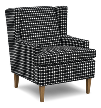  Fauteuil d’appoint à oreilles personnalisable de Sofa Lab de 30 po fabriqué au Canada en tissu - tissu décoratif Panda