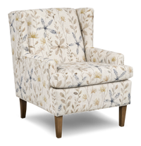 Fauteuil d’appoint à oreilles personnalisable de Sofa Lab de 30 po fabriqué au Canada en tissu - tissu décoratif Dust