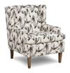 Fauteuil d’appoint à oreilles personnalisable de Sofa Lab de 30 po fabriqué au Canada en tissu - tissu décoratif Stormy