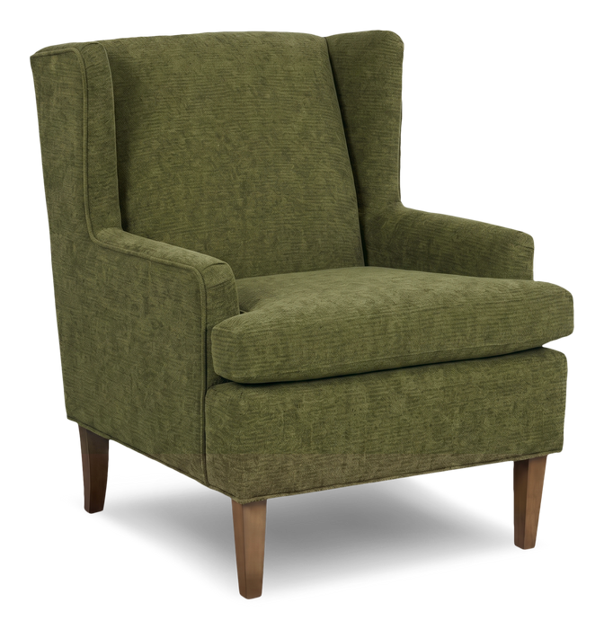 Fauteuil d’appoint à oreilles personnalisable de Sofa Lab de 30 po fabriqué au Canada en tissu - Chenille Moss