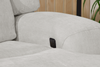 Shaquille O’Neal Home Legacy 6-Piece Power Reclining Sectional with Shaq-o-pedic Comfort - Grey  | Sofa sectionnel à inclinaison électrique Legacy de Shaquille O’Neal Home 6 pièces avec confort Shaq-o-pedi - gris