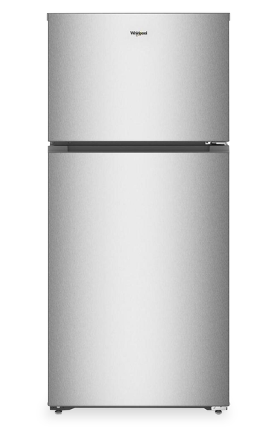 Whirlpool 28" 14 Cu. Ft. Wide Top Freezer Refrigerator – Stainless Steel - WRTX3314TZ | Réfrigérateur Whirlpool large de 14 pi3 et de 28 po à congélateur supérieur - acier inoxydable - WRTX3314TZ