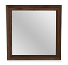 Miroir de commode de chambre à coucher Yorkdale, fabriqué au Canada - brun noyer