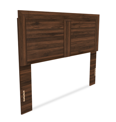 Yorkdale Panel Headboard, Made in Canada, Walnut Brown- Queen Size | Tête de lit à panneau Yorkdale fabriquée au Canada, brun noyer- format grand lit