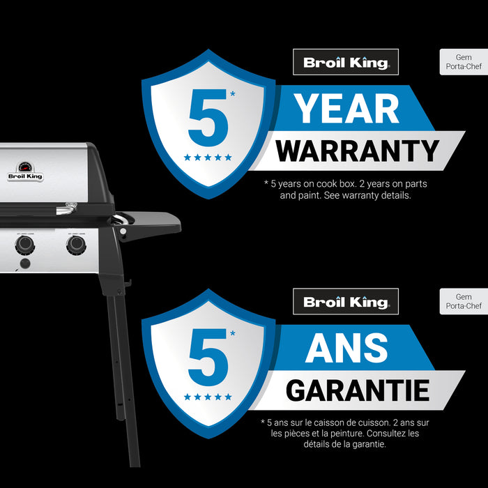 Broil King Porta-Chef 320 Portable 21 000 BTU Barbecue a gaz propane - 952654