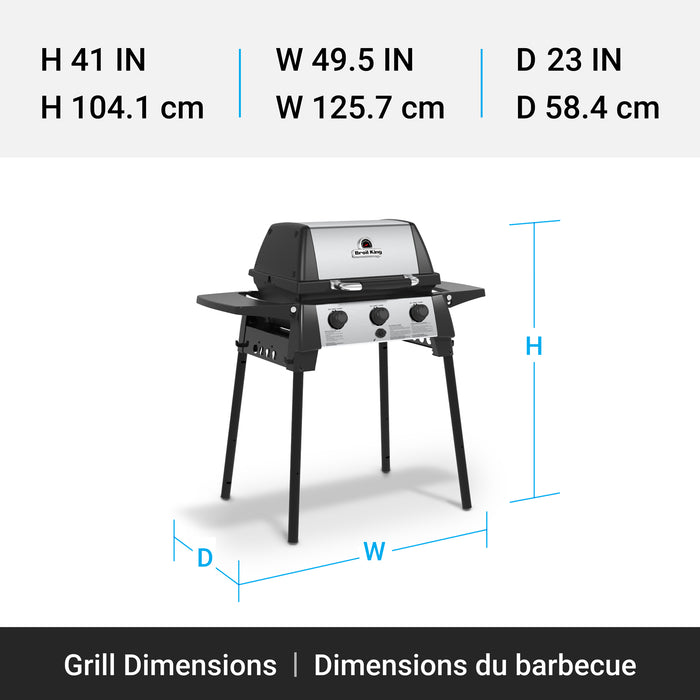 Broil King Porta-Chef 320 Portable 21 000 BTU Barbecue a gaz propane - 952654