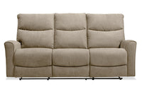 Sofa à inclinaison électrique Quest de 82,5 po en tissu de chenille - pavé