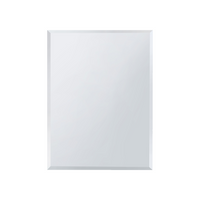 Miroir rectangulaire Arcus 30 po x 40 po sans cadre avec bordure biseautée