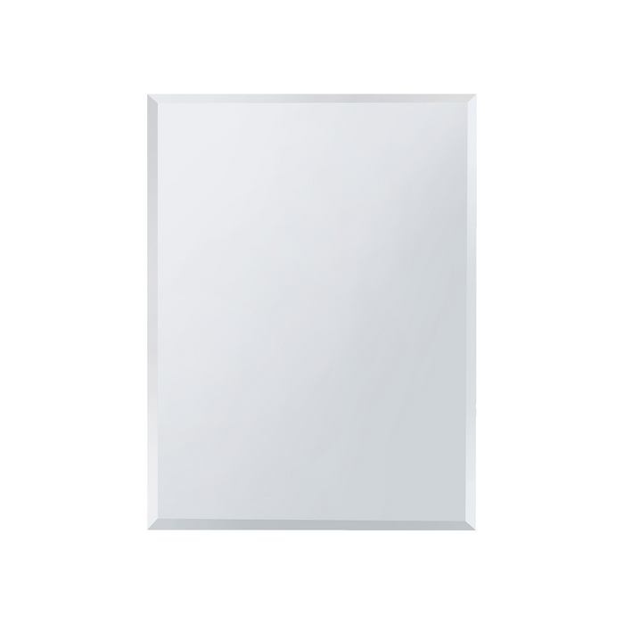 Miroir rectangulaire Arcus 30 po x 40 po sans cadre avec bordure biseautée